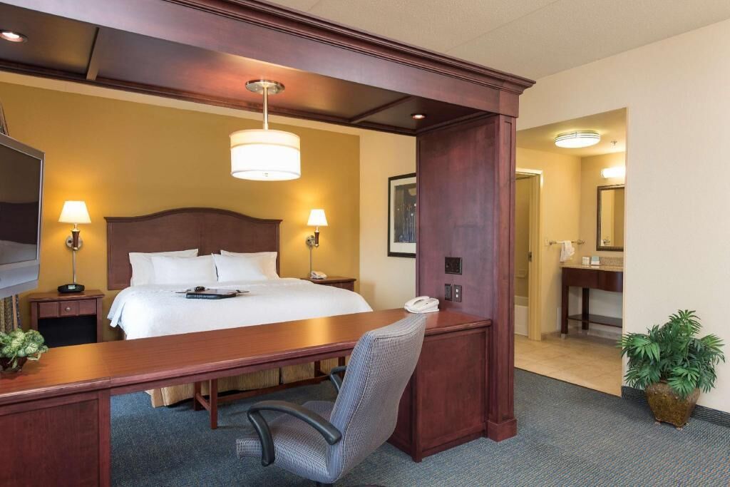 Premium bedding, down duvets, pillow-top beds, in-room safe