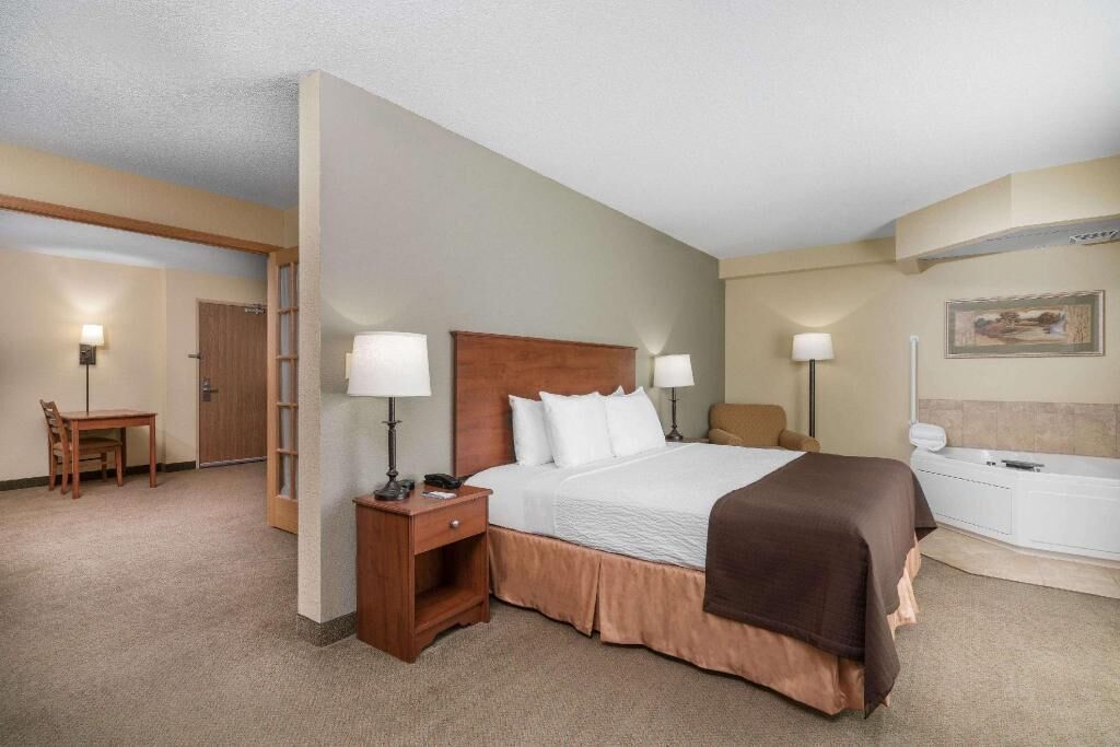 Individually decorated, individually furnished, desk, blackout drapes