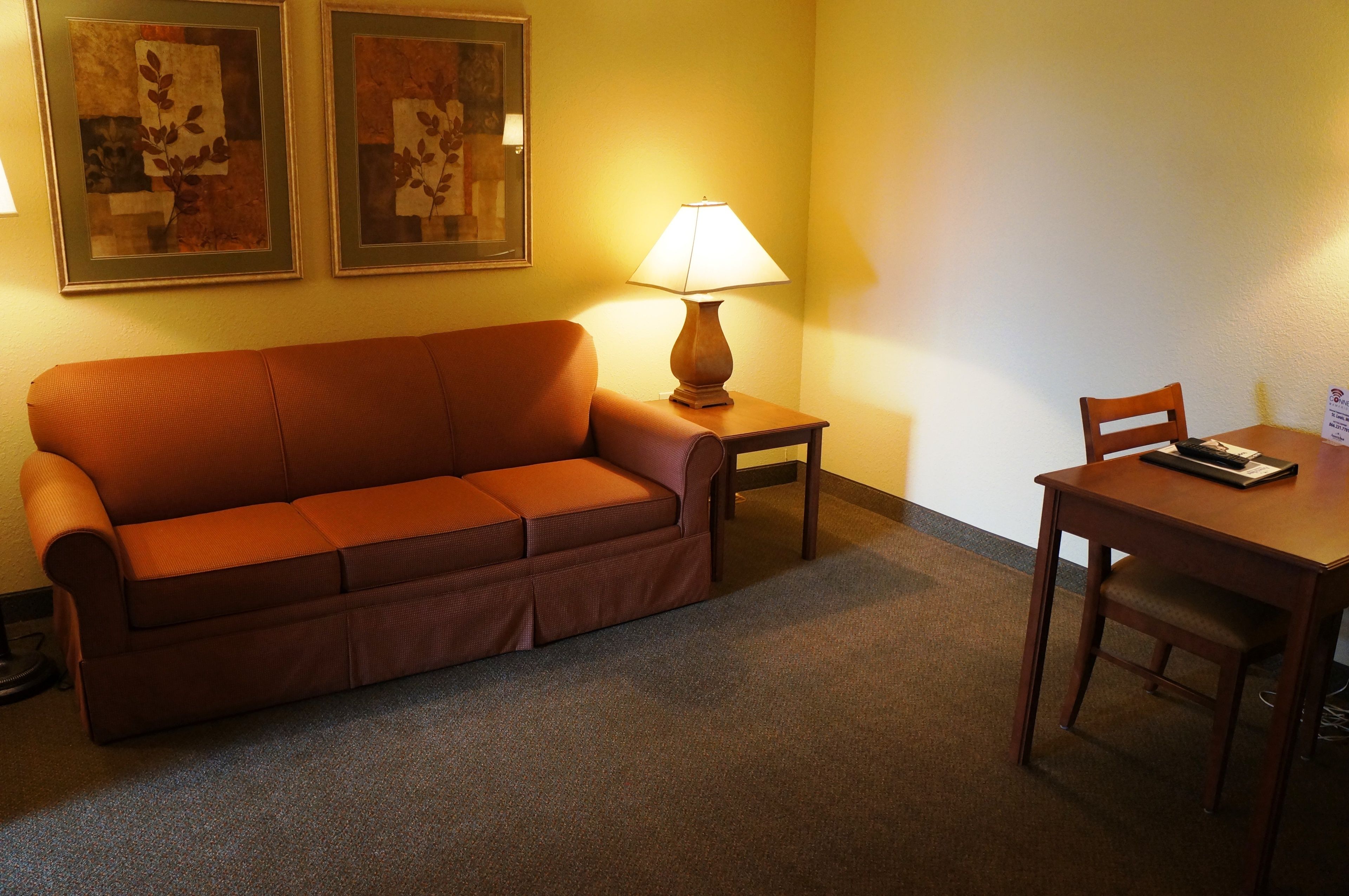 individually decorated, individually furnished, desk, blackout curtains