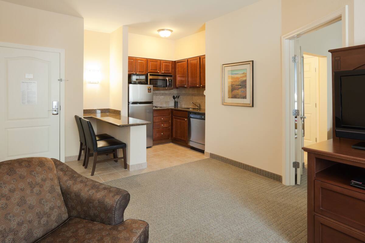 desk, blackout curtains, iron/ironing board, free cots/infant beds