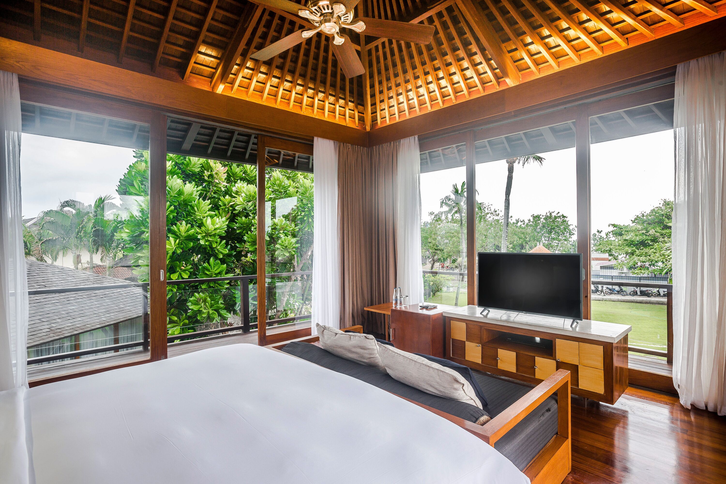 Vila, 4 kamar tidur | Selimut bulu angsa, minibar, brankas, dan didekorasi berbeda-beda