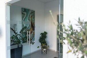 Inngangur gististaðar