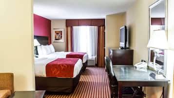 Suite, non-fumeurs | Literie hypoallergénique, coffres-forts dans les chambres, bureau