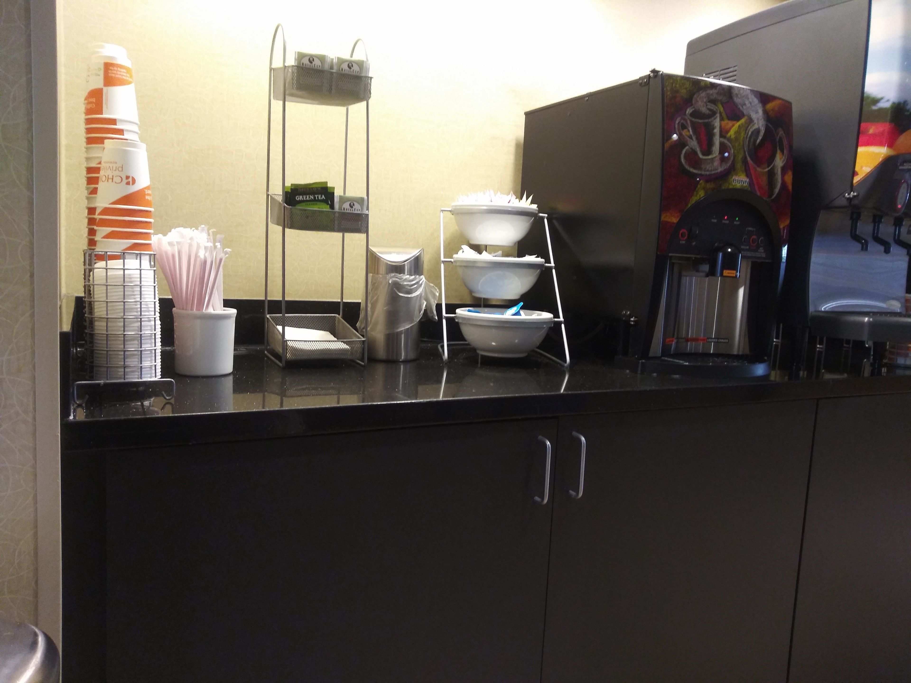 Servering af kaffe