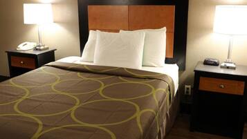 Desk, WiFi, bed sheets