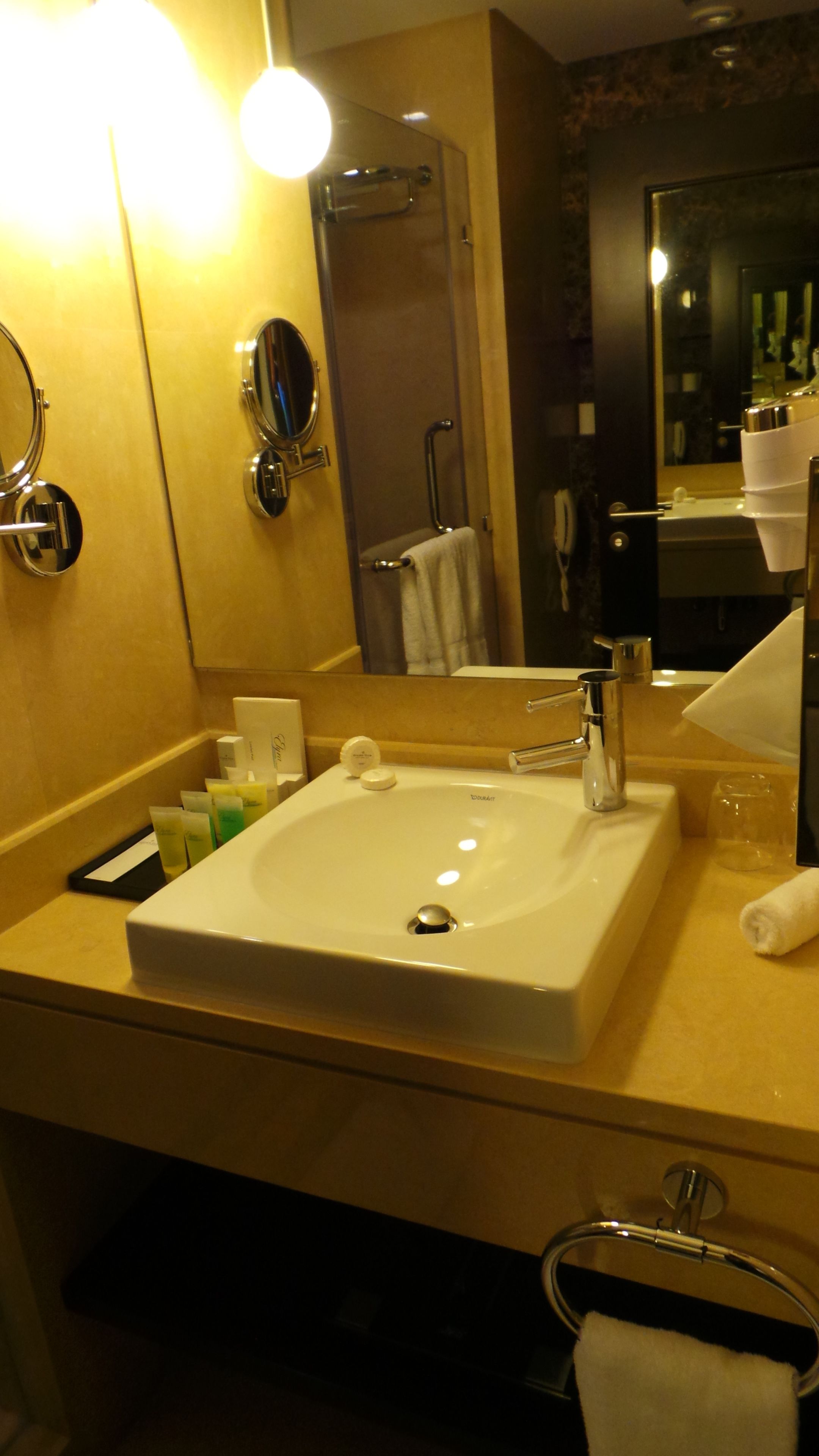 deluxe suite | bathroom | shower, free toiletries, hair dryer, dressing gowns