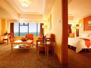 Minibar, in-room safe, desk, blackout curtains