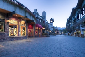 Façana frontal de l'allotjament (vespre/nit)