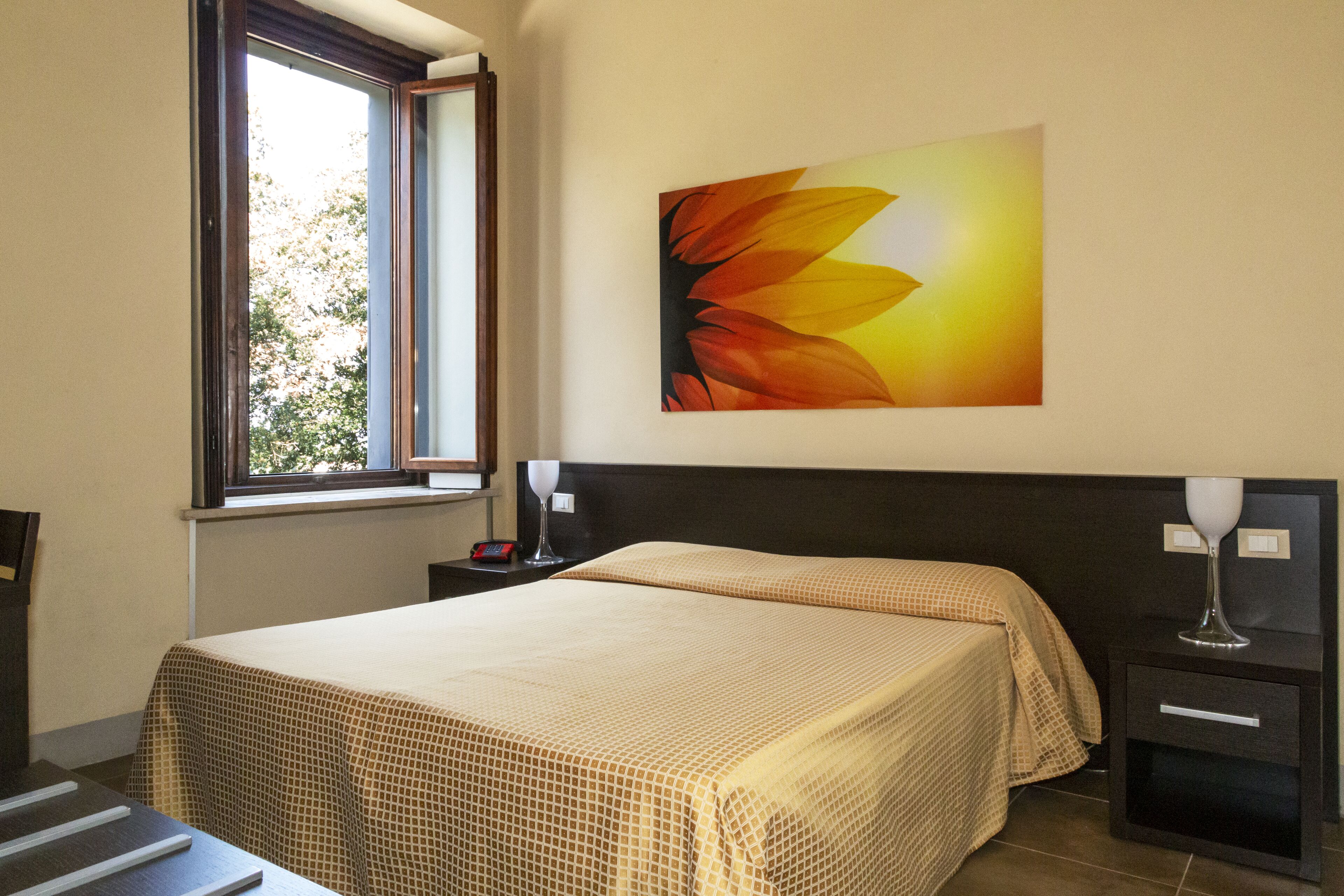 Classic-Doppel- oder -Zweibettzimmer, eigenes Bad, Gartenblick | Ausblick vom Zimmer