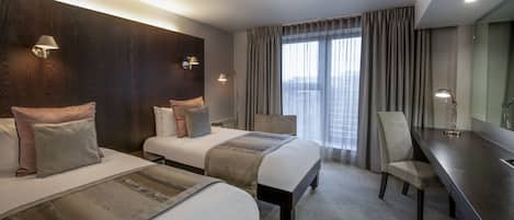 Habitación ejecutiva con 1 cama doble o 2 individuales, 1 habitación | Escritorio, espacio para trabajar con un portátil, wifi gratis