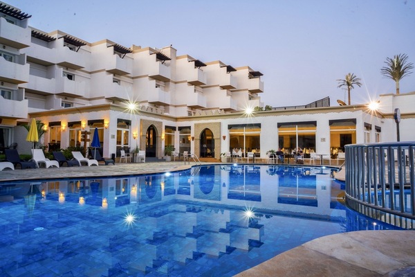 Outdoor pool, open 9:00 AM to 8:00 PM, pool umbrellas, sun loungers