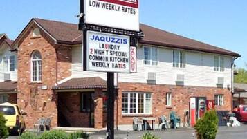 Majoituspaikan julkisivu