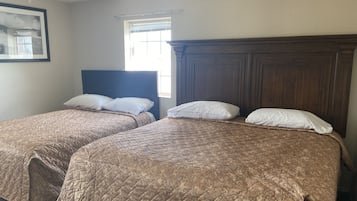 Two Queen Beds with Sofa Bed | In-room safe, iron/ironing board, free WiFi, alarm clocks