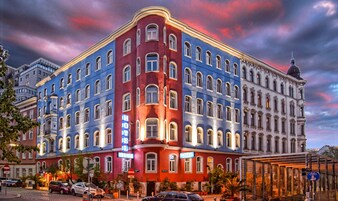 A szálláshely homlokzata