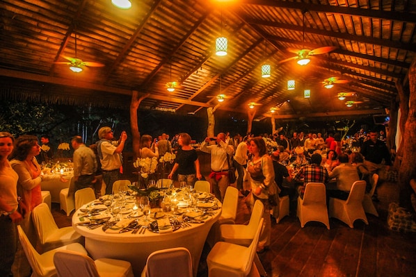 Área interna para casamento
