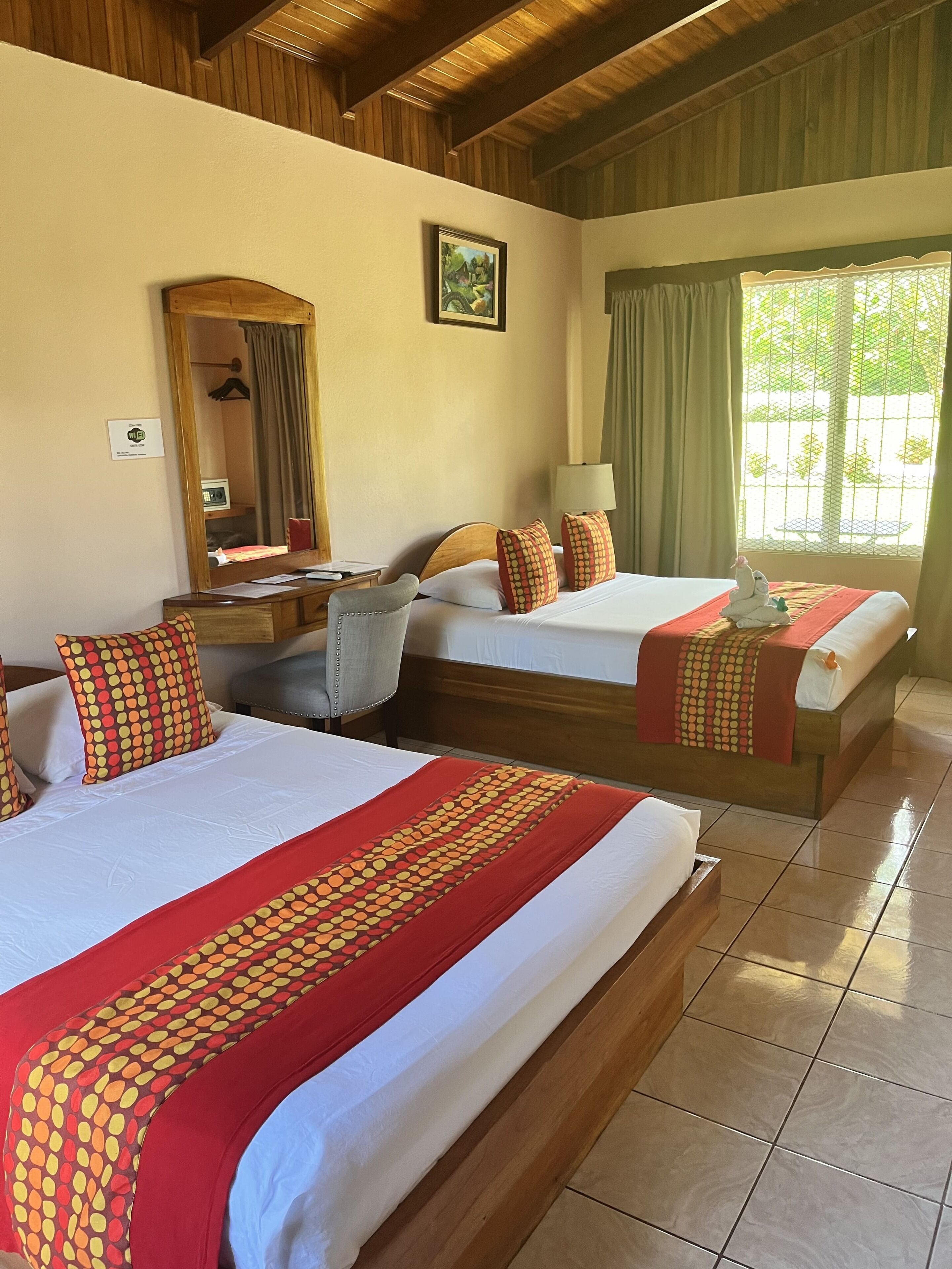 In-room safe, blackout curtains, free WiFi, bed sheets