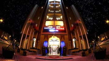 Front of property – evening/night