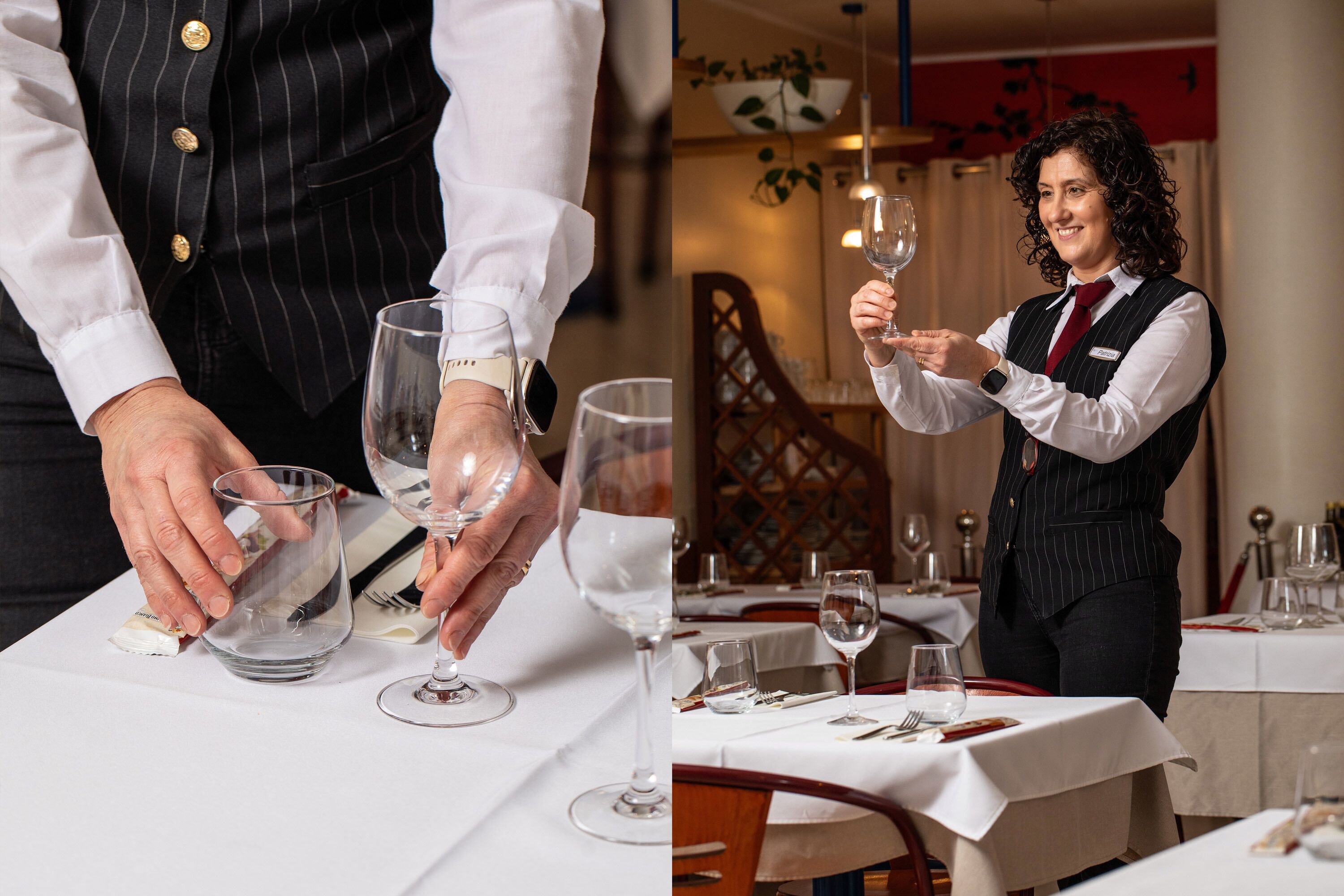 Cocina internacional con mesas al aire libre 