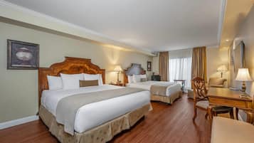 Standard Room, Multiple Beds, Non Smoking | Hypo-allergenic bedding, down duvets, desk, laptop workspace