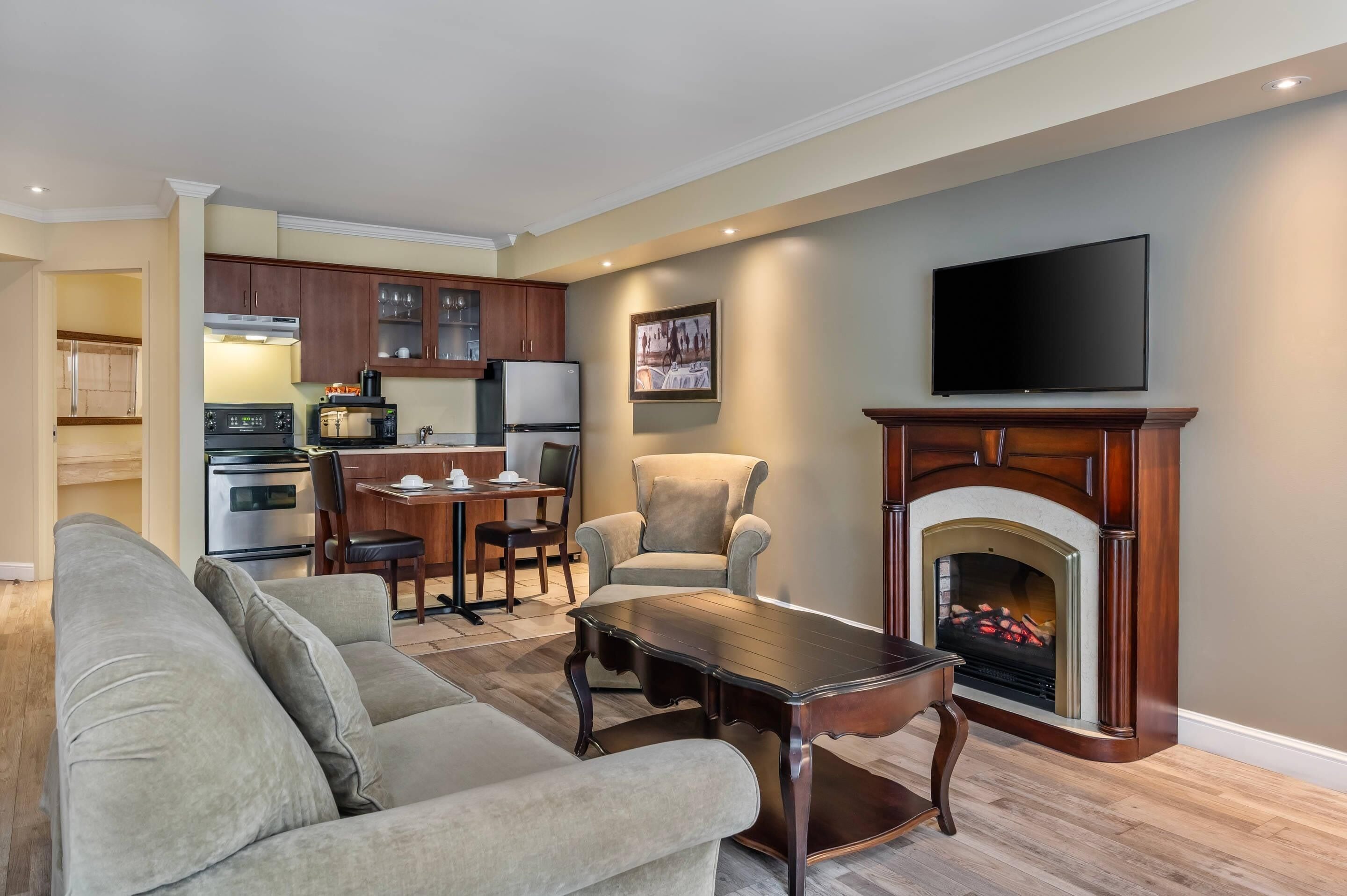 Suite, Multiple Beds, Non Smoking (Efficiency) | Hypo-allergenic bedding, down comforters, desk, laptop workspace