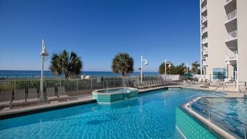 Een binnenzwembad, 2 buitenzwembaden