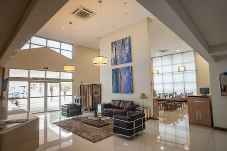 Sala de estar en el lobby