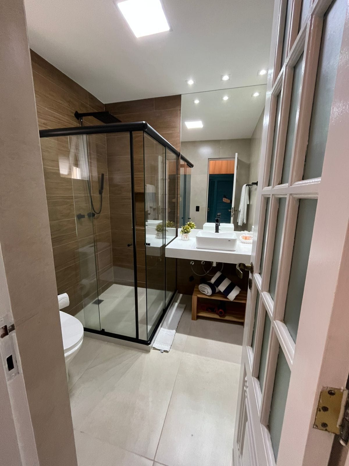 double or twin room, sea view | bathroom | shower, free toiletries, hair dryer, towels