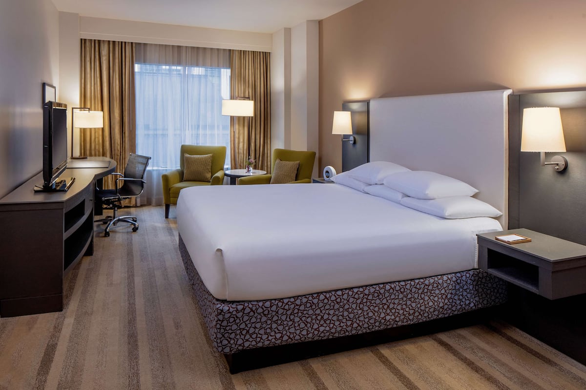 Premium bedding, pillow-top beds, in-room safe, desk