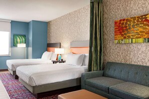 Studio - 2 queensize-sängar | Vardagsrum | Platt-tv