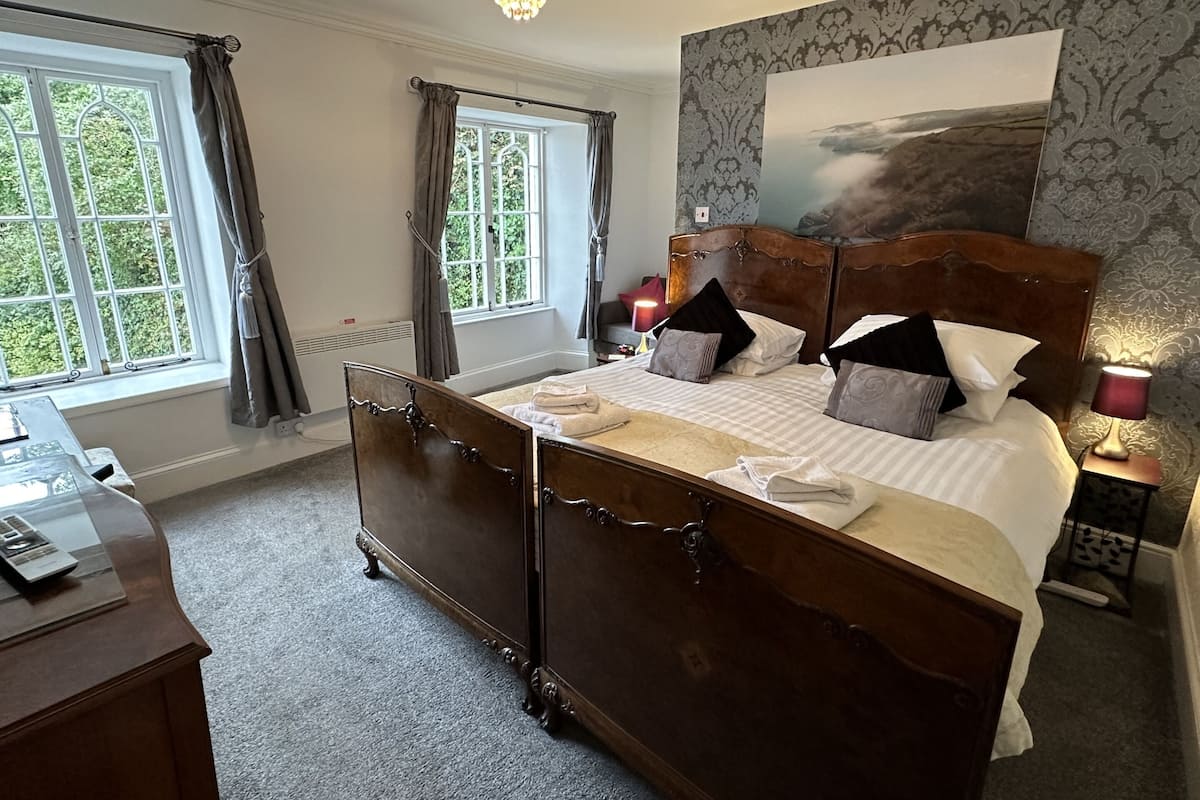 Deluxe Twin kamer, en-suite badkamer, uitzicht op zee ( / Super King )