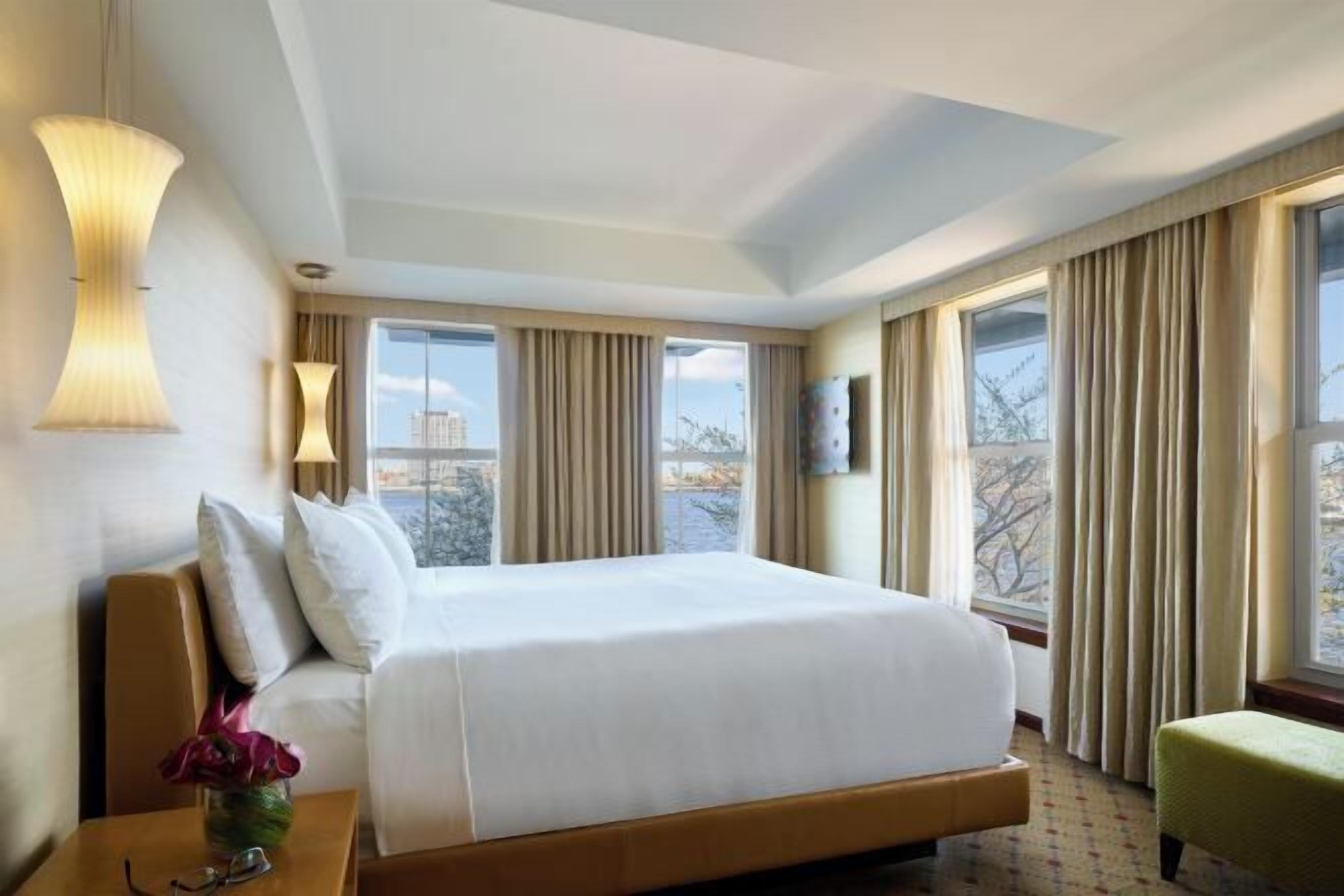 Frette Italian sheets, premium bedding, down duvets, pillow-top beds