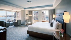 Suite, 1 Katil Raja (King) (Waterview) | Cadar Frette Itali, peralatan tempat tidur premium, gebar bulu kapas 