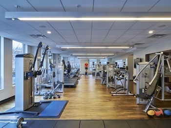 Fitness center at Battery Wharf Hotel, Boston Waterfront