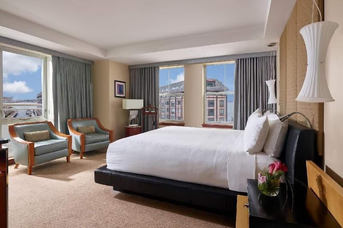 Frette Italian sheets, premium bedding, down duvets, pillow-top beds
