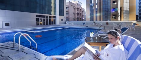 Piscine sur le toit