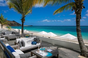 Terrace/patio - Bleu Emeraude Hotel (Grand Case)