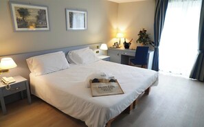 Italienske Frette-laken, sengetøy av topp kvalitet og minibar