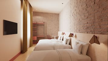Habitación triple (For 3 People) | Wifi gratis y ropa de cama