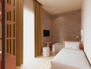 Twin Room | Free WiFi, bed sheets - BYPILLOW Naranjo (Seville)