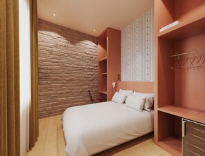 雙人房 (Interior) | 免費無線上網、床單