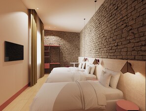 Habitación triple (For 3 People) | Wifi gratis y ropa de cama 