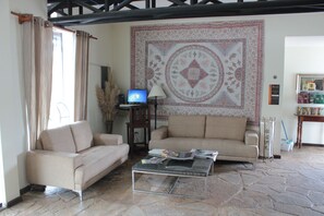 Sala de estar en el lobby