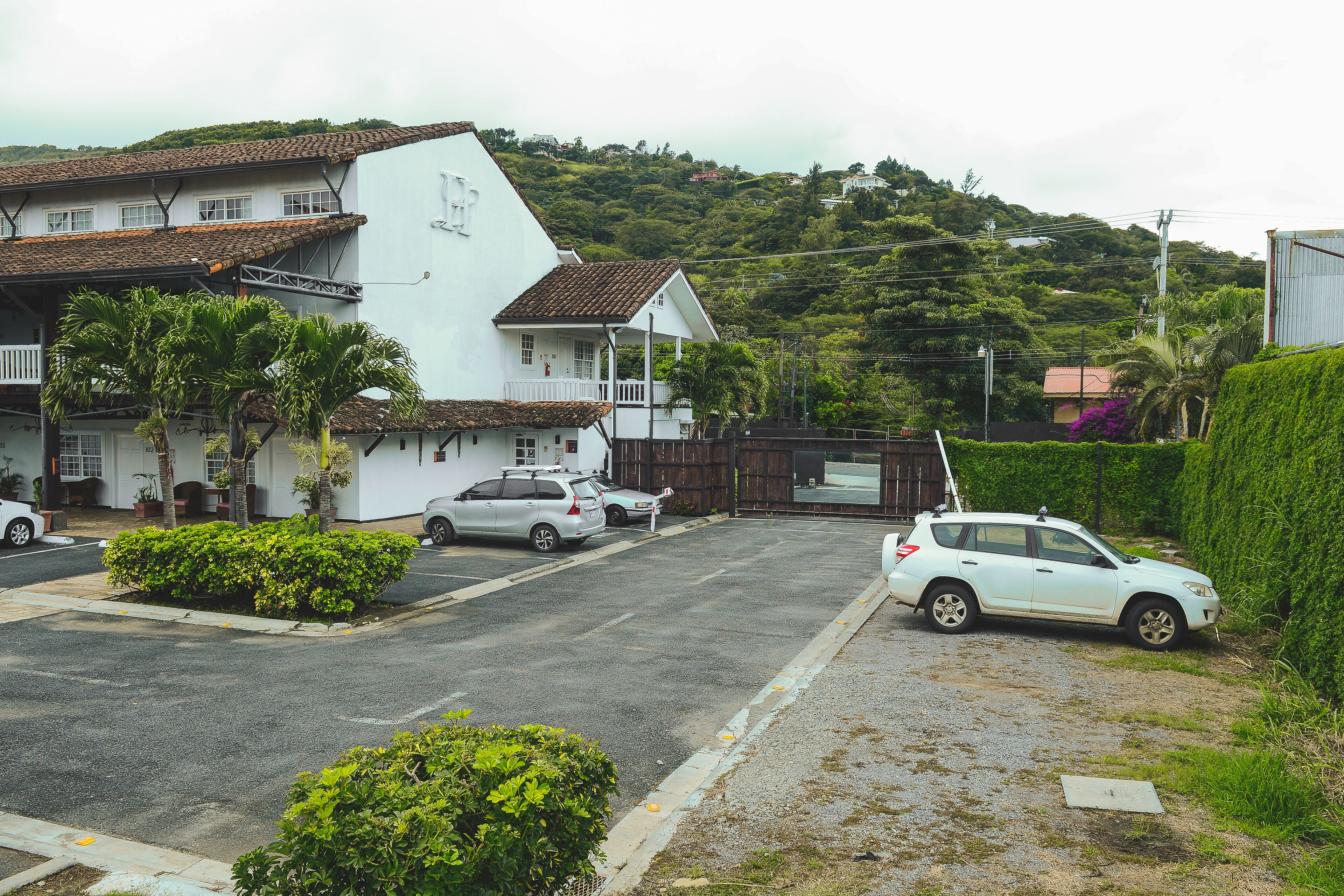 limited parking, electric car charging point