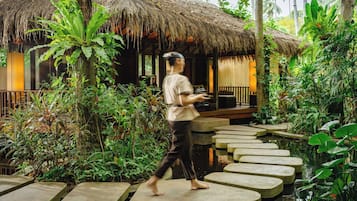 Salle de soins pour les couples, soins du corps, aromathérapie