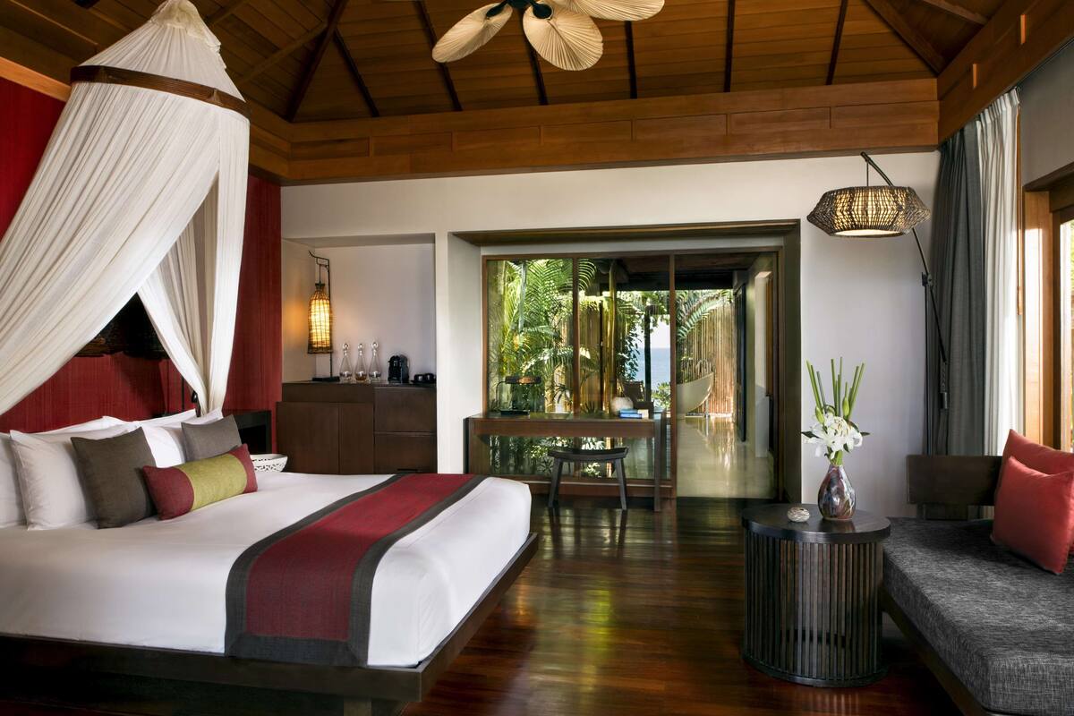 ocean pool villa | 1 bedroom, premium bedding, minibar, in-room safe