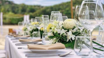 Espace mariage en plein air