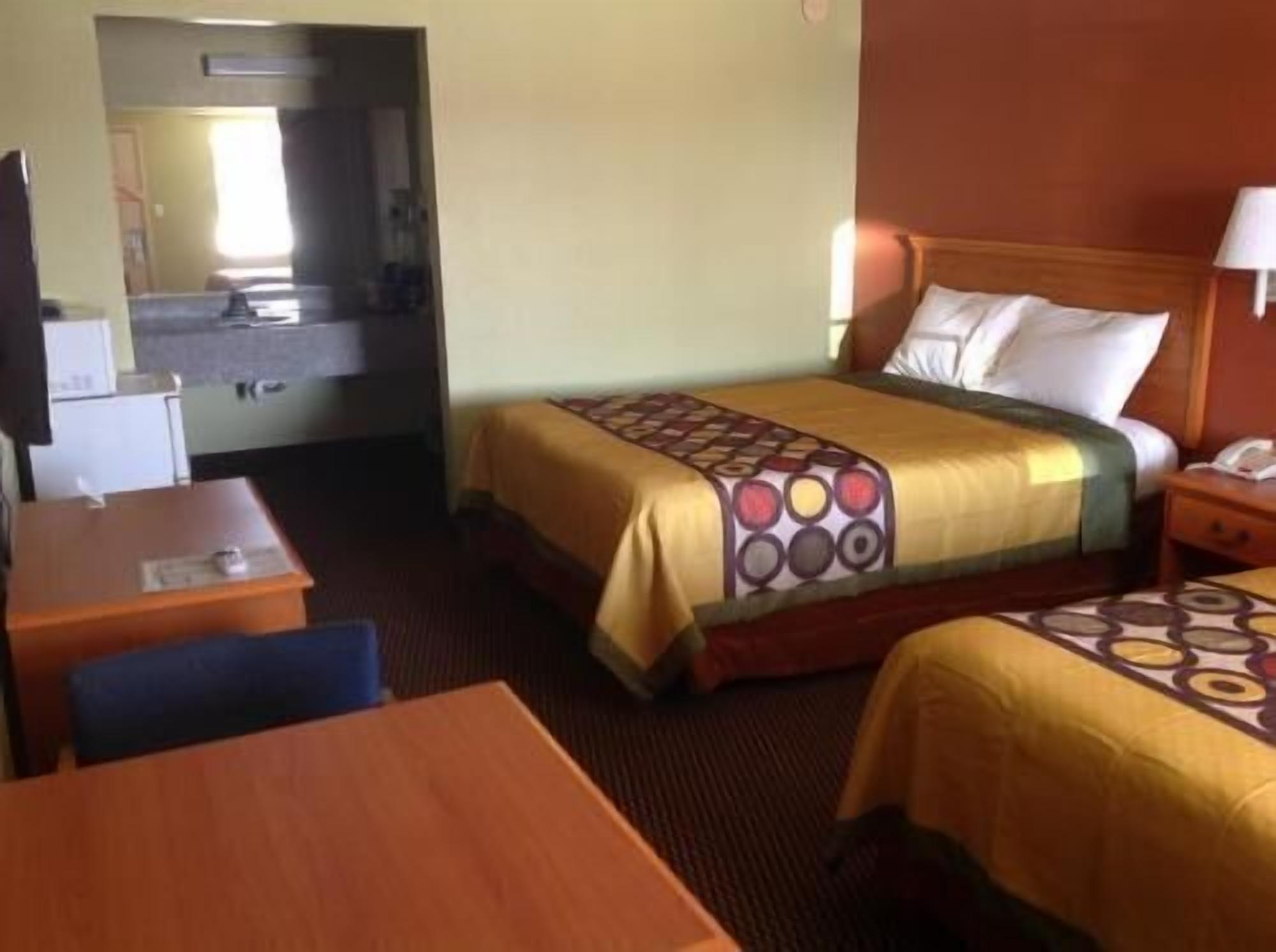 Desk, blackout drapes, iron/ironing board, free WiFi
