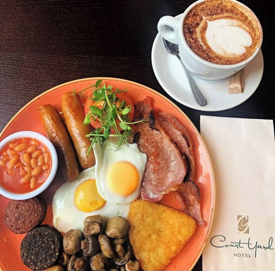 daily full breakfast (eur 15.50 per person)