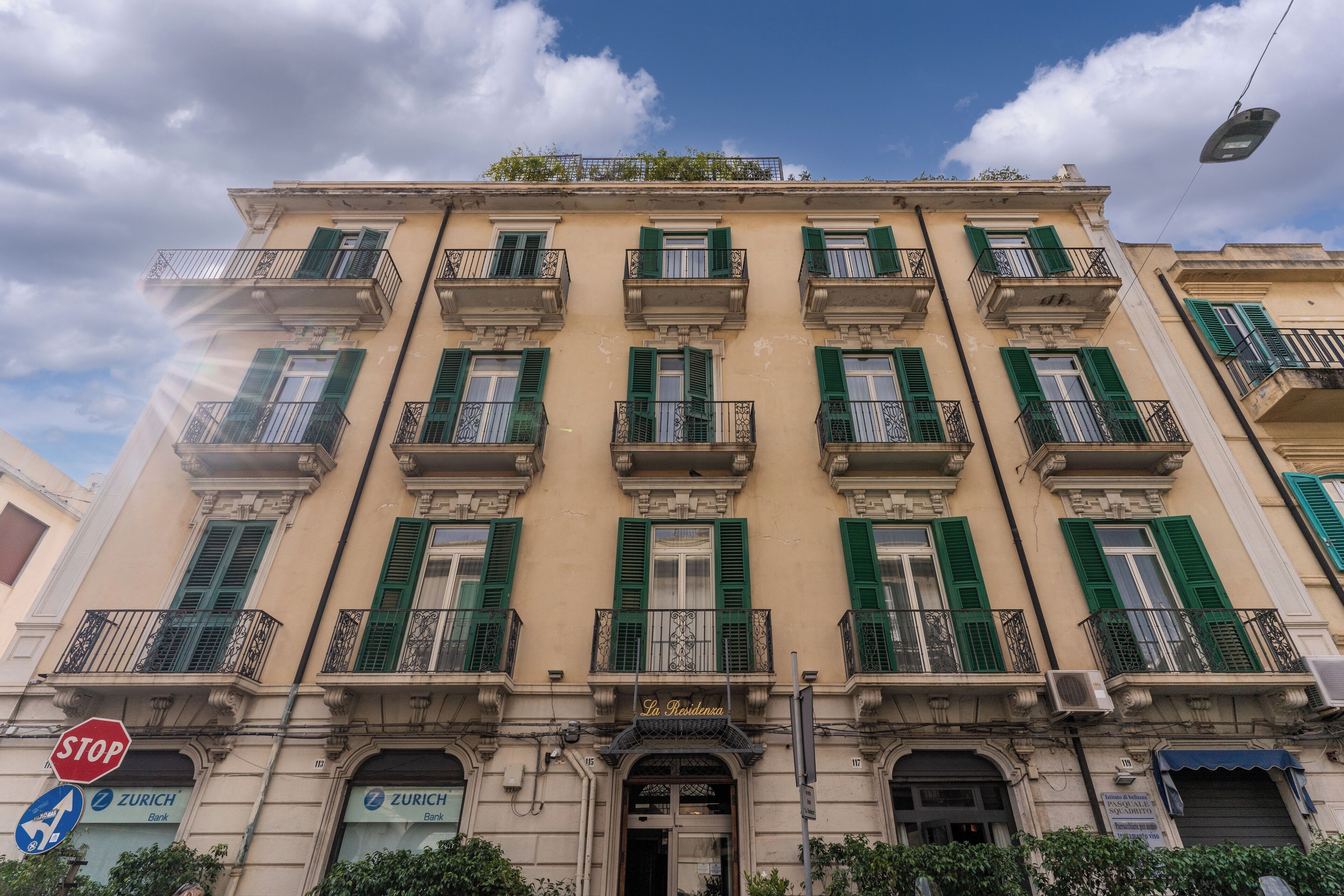 Façade de l’hébergement