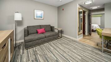 In-room safe, desk, laptop workspace, iron/ironing board